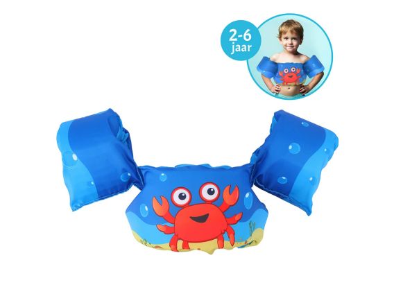 Comfortpool Floaty Friends puddle jumper - Krab | Kinderzwemvest | Praktisch en comfortabel