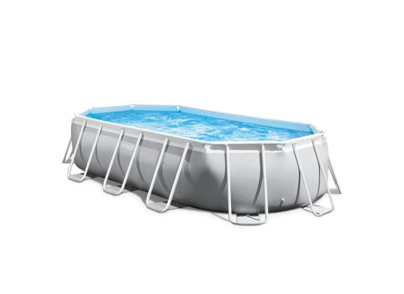 Intex zwembad 503 x 274 x 122 | Ovaal Prism Frame met filterpomp