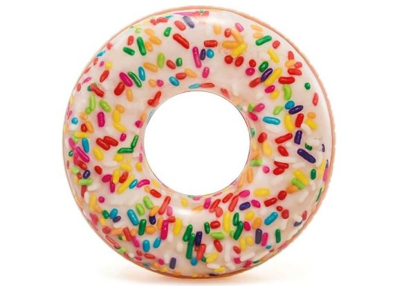 Opblaasbare sprinkles donut