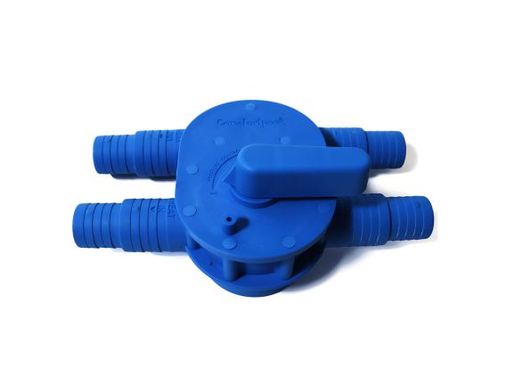 Comfortpool bypass voor zwembad warmtepomp | Eenvoudig aansluiten en gebruiken | Ø 32 en 38 mm