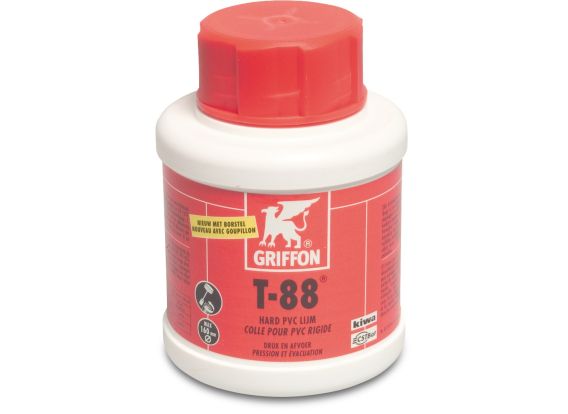 Griffon PVC-lijm 0,25ltr met kwast