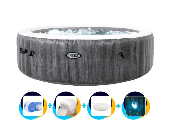 Intex opblaasbare Spa Greywood Deluxe 4 persoons