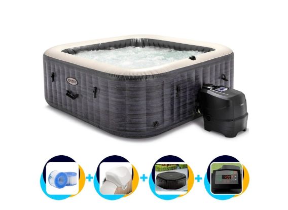 Intex opblaasbare spa | 4-persoons Greystone Deluxe