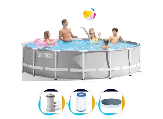 Intex zwembad 427 x 107 | Prism Frame met filterpomp