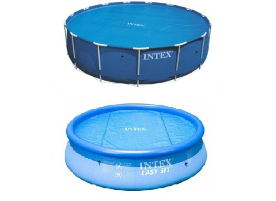 Intex solar afdekzeil 549 rond | Verwarmende noppenfolie