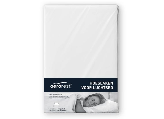 AeroRest hoeslaken voor 1-persoons luchtbed | 100% katoen | 99 x 203-210 cm