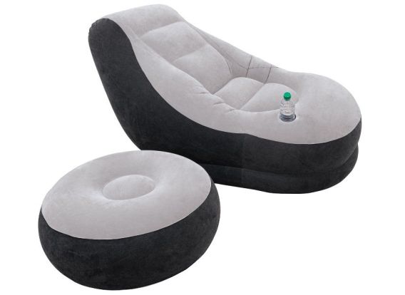 Intex Ultra Lounge stoel met poef