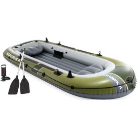Intex Seahawk 4 Set | Vierpersoons opblaasboot met peddels en pomp