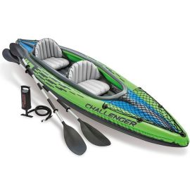 Intex Challenger K2 opblaasbare kajak | 2-persoons kajak | Incl. peddels en pomp