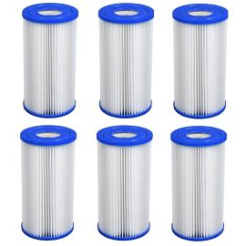 Filtercartridge A - set van 6 stuks | Voor Intex en Bestway filterpompen
