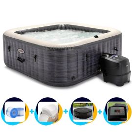 Intex opblaasbare spa | 4-persoons Greystone Deluxe