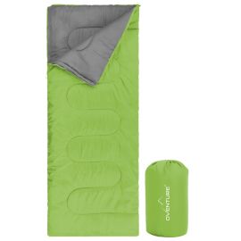 Oventure slaapzak SleepPlus - groen | 3-seizoenen slaapzak | Comfortabel tot 8 °C | Voor kamperen, logeren en festivals