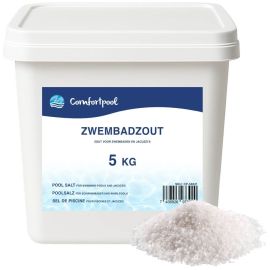 Zwembadzout 5 kg | Voor schoon zwembadwater | Geschikt voor Intex zoutwatersysteem | Comfortpool