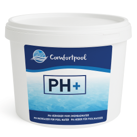 pH-plus poeder | 5 kg | Verhoogt de pH-waarde | Voor helder zwembadwater | Comfortpool