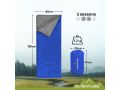 Oventure slaapzak SleepPlus - blauw | 3-seizoenen slaapzak | Comfortabel tot 8 °C | Voor kamperen, logeren en festivals