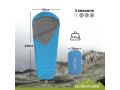 Oventure mummy slaapzak SleepPlus - turquoise | Comfort tot 6 °C | Lichtgewicht en compact | Voor kamperen en backpacken