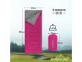 Oventure slaapzak SleepPlus - roze | 3-seizoenen slaapzak | Comfortabel tot 8 °C | Voor kamperen, logeren en festivals