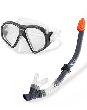 Duikbril en snorkel