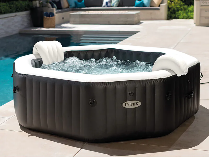 Intex opblaasbare Spa Intex Bubble & Jets Deluxe Spa